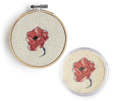 click here to view larger image of French Poppy Coaster (chart)