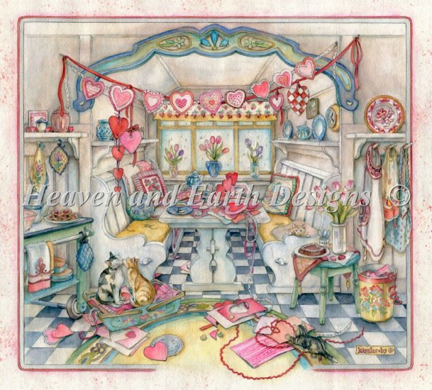 click here to view larger image of Mini Valentine Nook (chart)