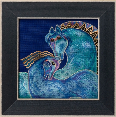 click here to view larger image of Mediterranean Mares - Horses Collection (Aida) (counted cross stitch kit)