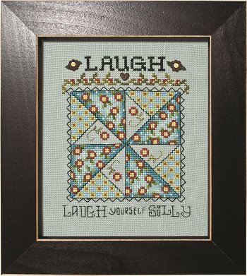 click here to view larger image of Quilted With Love - Laugh (chart)