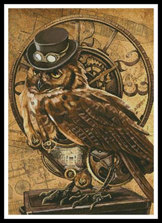 click here to view larger image of Steampunk Owl  (Elena Samorydova) (chart)