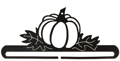 click here to view larger image of Pumpkin Patch Split Bottom Bellpull - Charcoal - 12in (accessory)