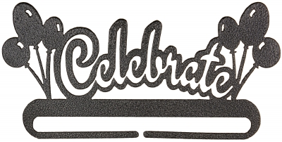 click here to view larger image of Celebrate Split Bottom Bellpull - Charcoal - 8in (accessory)
