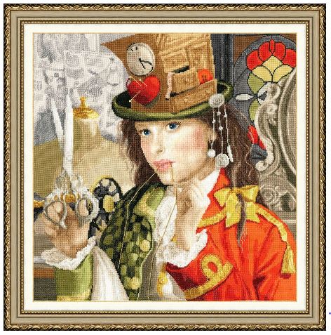 click here to view larger image of Needlewoman (counted cross stitch kit)