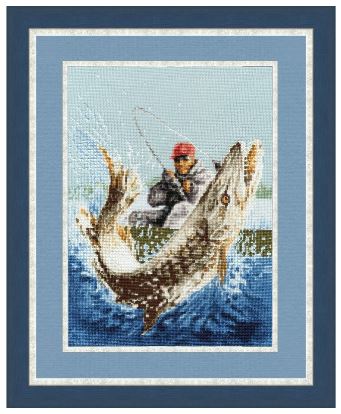 fishing cross stitch patterns and kits