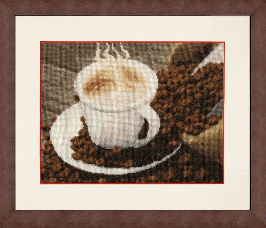 click here to view larger image of Aromatic Coffee (counted cross stitch kit)