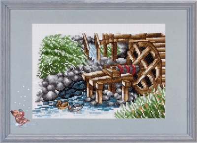 click here to view larger image of Watermill (counted cross stitch kit)