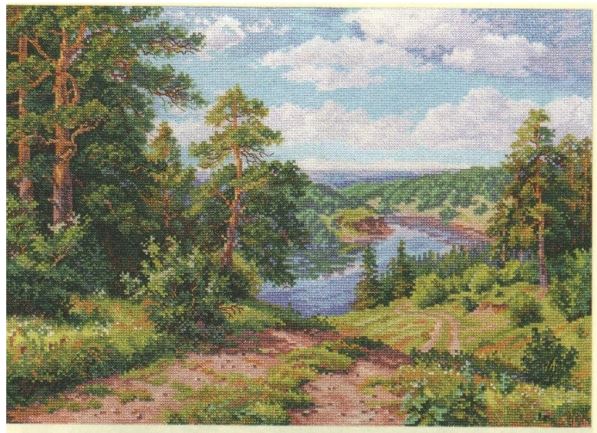 click here to view larger image of Above the River (counted cross stitch kit)