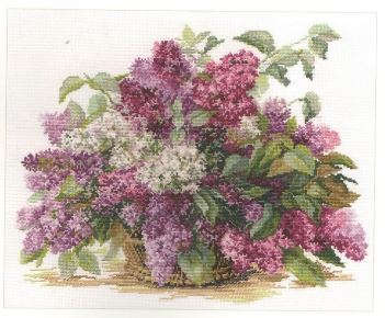 click here to view larger image of Lilac (counted cross stitch kit)