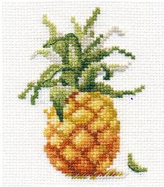 click here to view larger image of Pineapple (counted cross stitch kit)
