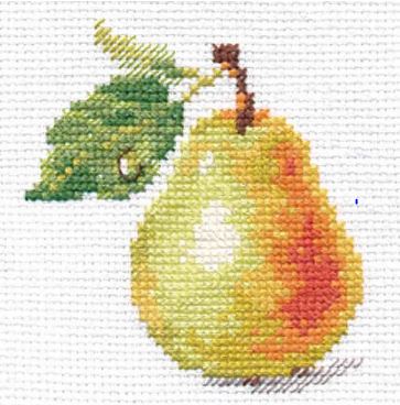 click here to view larger image of Pear (counted cross stitch kit)