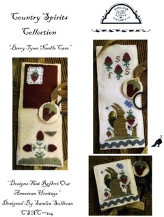 click here to view larger image of Berry Tyme Needle Case - Country Spirits Collection (chart)