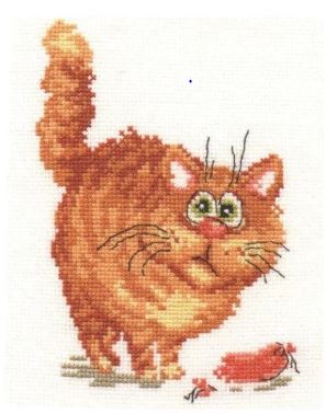 click here to view larger image of Petty Thief (counted cross stitch kit)