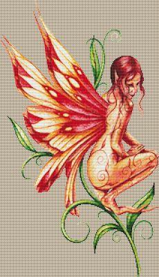 click here to view larger image of Fire Fairy (No Background) (chart)