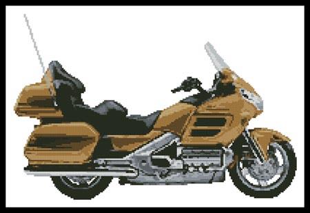 click here to view larger image of Honda Goldwing Tan Motorcycle (chart)
