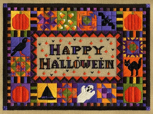 click here to view larger image of Happy Halloween (counted canvas chart)