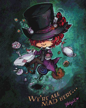 click here to view larger image of Mad Hatter Chibi (chart)