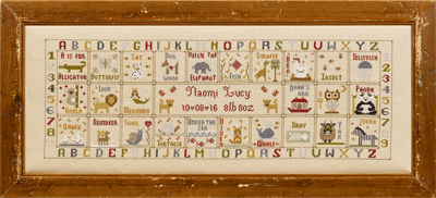 click here to view larger image of Animal Magic Birth Sampler - Chart Only (chart)
