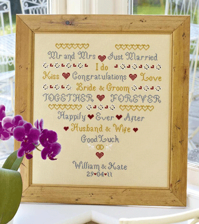 click here to view larger image of I Do Wedding Sampler - Chart Only (chart)