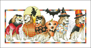 click here to view larger image of Halloween Hounds (chart)