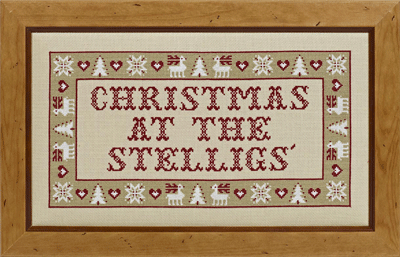 click here to view larger image of Christmas At The... - Kit (counted cross stitch kit)