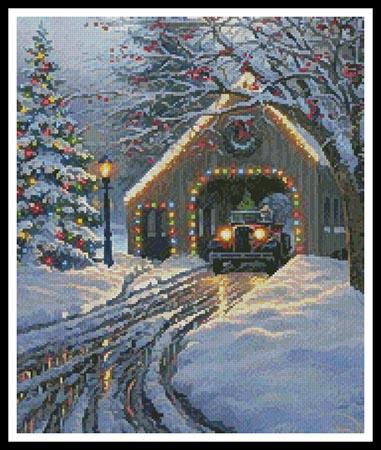 click here to view larger image of Christmas Crossing (Cropped)  (Mark Keathley) (chart)