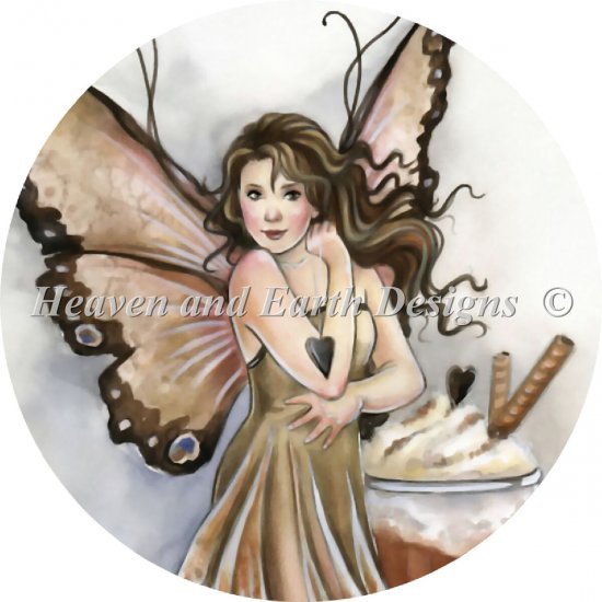 click here to view larger image of Ornament Hot Chocolate Fairy (chart)