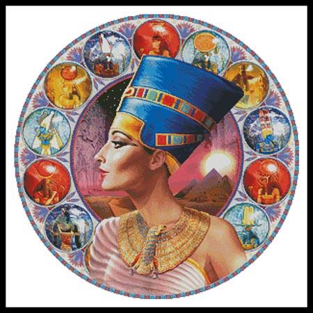 click here to view larger image of Nefertiti Circle (Left)  (Angelo Atzei) (chart)
