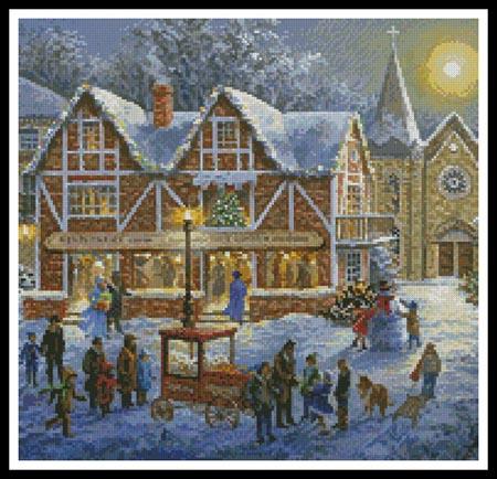 click here to view larger image of Christmas Village (Crop 2)  (Nicky Boehme) (chart)