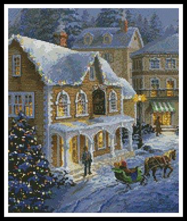 click here to view larger image of Christmas Village (Crop 1)  (Nicky Boehme) (chart)