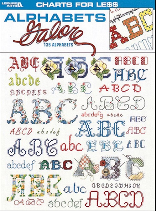 click here to view larger image of Alphabets Galore (chart)