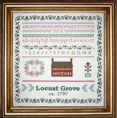 click here to view larger image of Locust Grove Sampler (counted cross stitch kit)