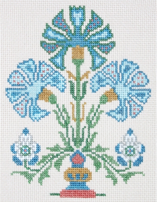 click here to view larger image of Ephrata Cloister Fraktur (counted cross stitch kit)