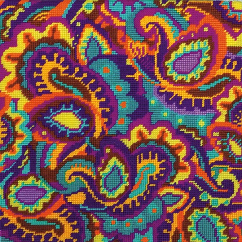 click here to view larger image of Paisley Needlepoint (needlepoint)
