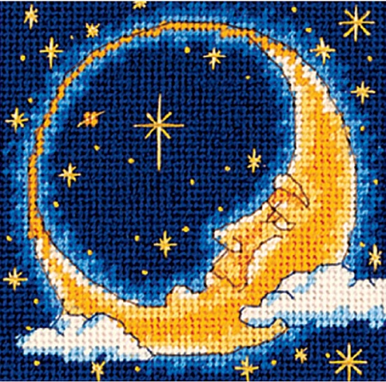 click here to view larger image of Moon Dreamer (needlepoint)