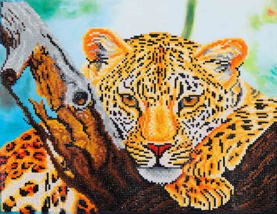 click here to view larger image of Leopard Look (Diamond Embroidery)