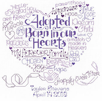 click here to view larger image of Let's Adopt - Kit (counted cross stitch kit)