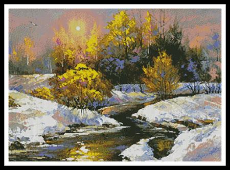 click here to view larger image of Winter Landscape Painting (chart)