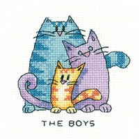 click here to view larger image of Boys, The - Simply Heritage (Kit) (counted cross stitch kit)