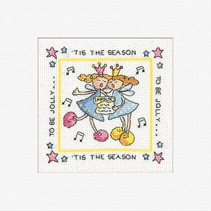 click here to view larger image of Tis The Season Cards - 3 Pack (counted cross stitch kit)