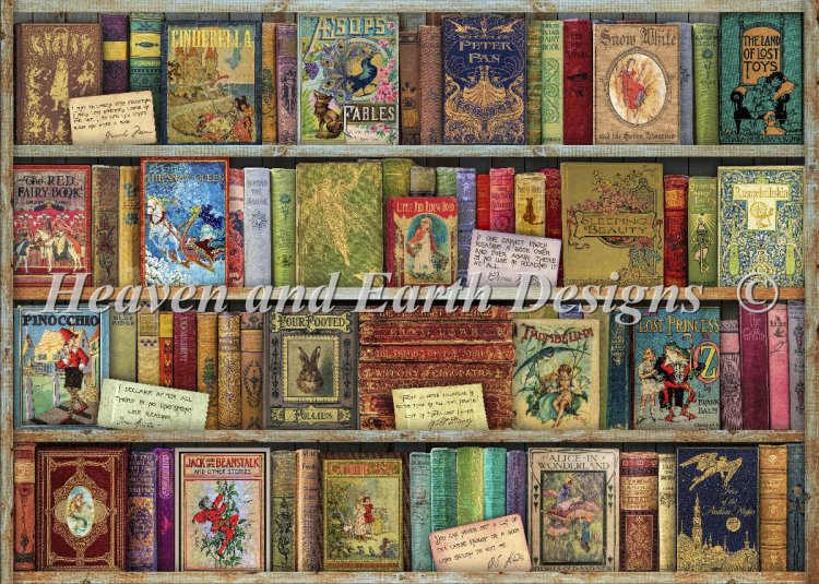click here to view larger image of Supersized Bountiful Bookshelf - Max Color - Aimee Stewart (chart)