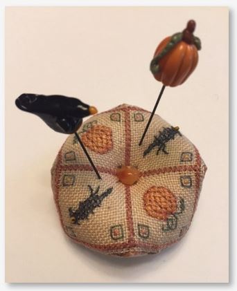 click here to view larger image of Scared Crow Pin Cushion (counted cross stitch kit)