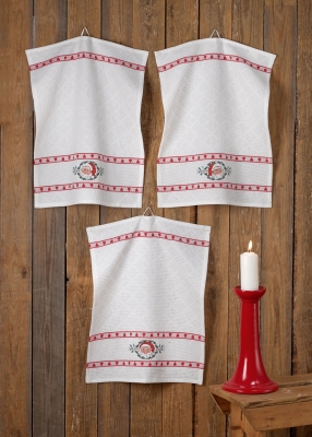 click here to view larger image of Hand Towels - Set of 3 (stamped cross stitch kit)
