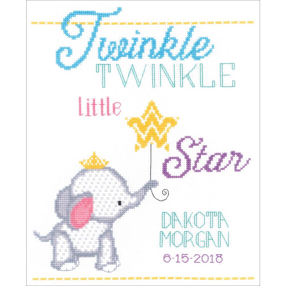 click here to view larger image of Twinkle Twinkle Little Star (counted cross stitch kit)