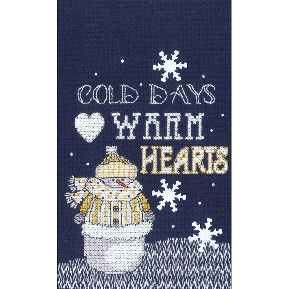 click here to view larger image of Warm Hearts (counted cross stitch kit)