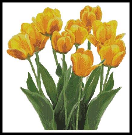 click here to view larger image of Yellow Tulips  (Claire Harkness) (chart)