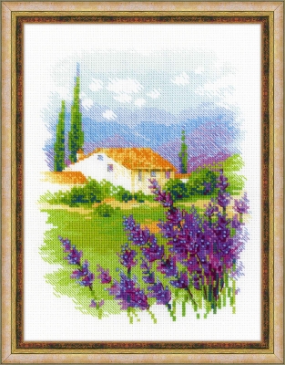click here to view larger image of Farm In Provence (counted cross stitch kit)
