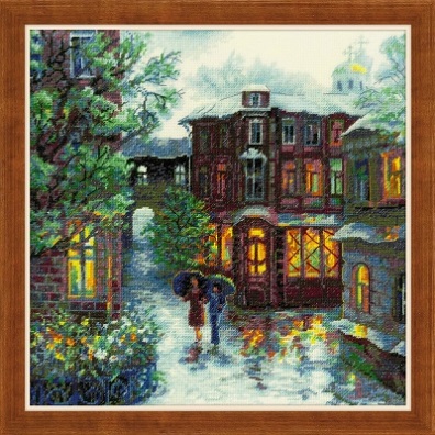 click here to view larger image of Rainy Summer (counted cross stitch kit)