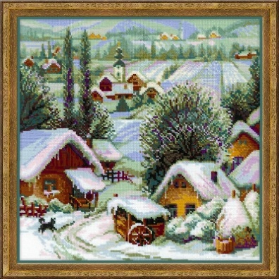 click here to view larger image of Serbian Village (counted cross stitch kit)