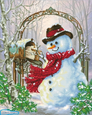 click here to view larger image of Father Snow (Diamond Embroidery)